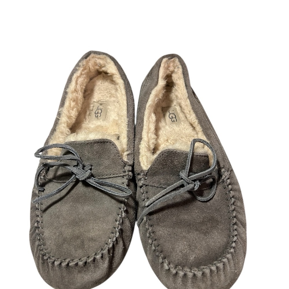UGG Men's gray Suede Loafers slippers size 11
